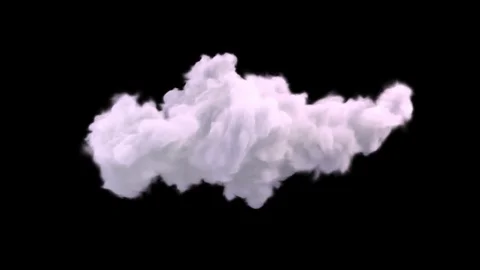 Pink smoke look like a clouds Video stock 125131817