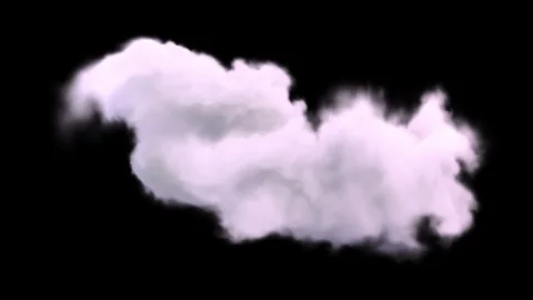Pink smoke look like a clouds Video stock 125133490