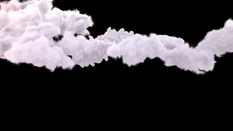 Pink smoke look like a clouds Video stock 125133719