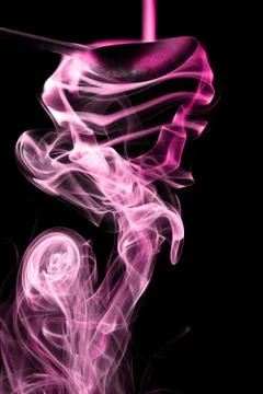 Pink smoke Stock Photos