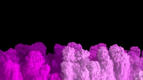 Pink Smoke Transition Stock Footage 100536125