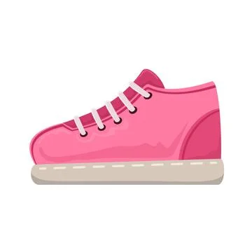 Pink Sneaker Stock Illustration