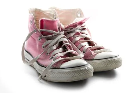 Pink sneaker Stock Photos