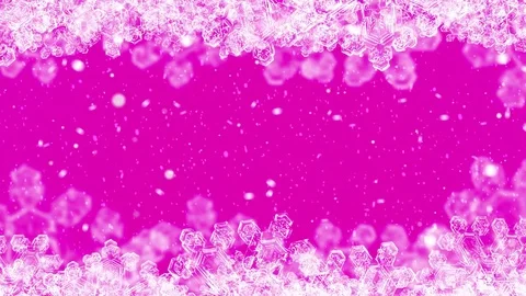 Pink snowing background. Stock Footage 82469595
