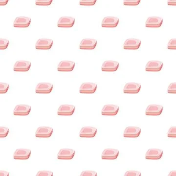 Pink soap bar pattern Stock Illustration
