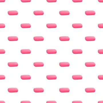 Pink soap bars creating seamless pattern background Stock Illustration