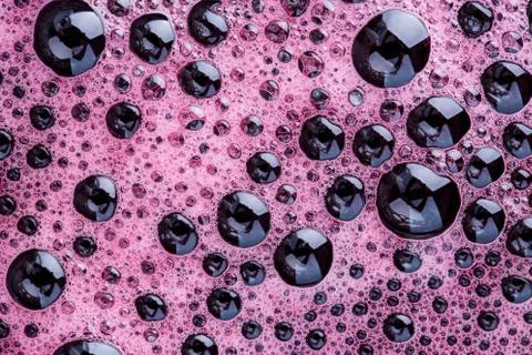 Pink soap bubbles background Stock Photos