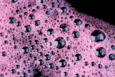 Pink soap bubbles background Stock Photos