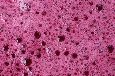 Pink soap bubbles background 库存照片