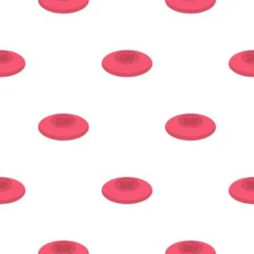 Pink soap pattern seamless Stock Illustration
