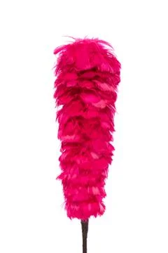 Pink soft duster Stock Photos