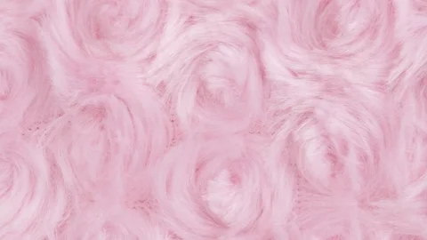 Pink soft fluffy swirl material background pan left Stock Footage 310570948