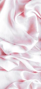 Pink soft silk texture, flatlay background Elegant fabric texture, abstrac... Stock Photos