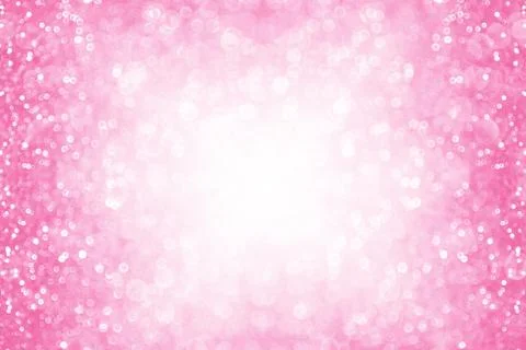 Pink Sparkle Border Background Stock Photos