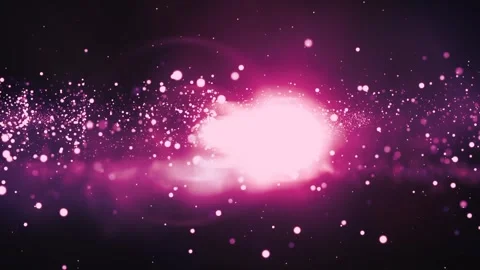 Pink Sparkling Particles Animation  Stock Footage 240540248