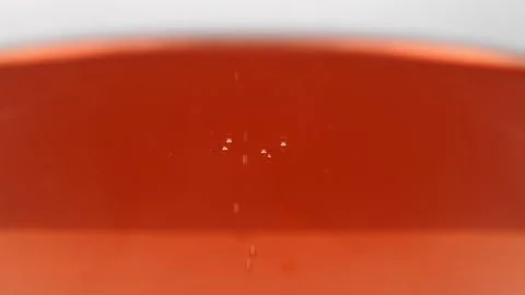 Pink sparkling wine as bubbles dance to the surface Stock Footage 295977107
