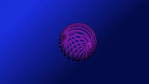 Pink sphere Video stock 196942371