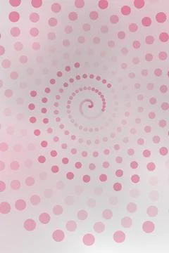 Pink Spiral Dot Pattern Background Stock Photos