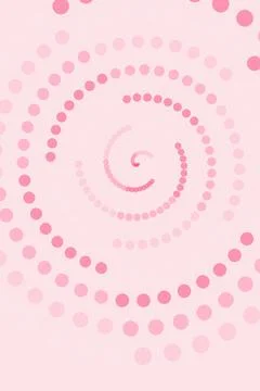 Pink Spiral Dot Pattern Stock Photos