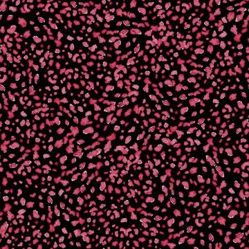 Pink spots on black pattern Stock Illustration