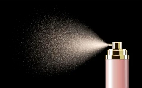 Pink spray bottle Stock Illustration