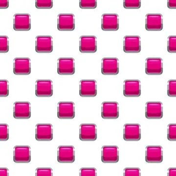 Pink square button pattern Illustrazione stock