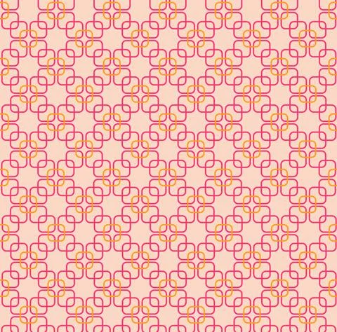 Pink Square Pattern Salmon Background イラスト素材