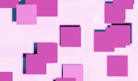 A pink squares background texture, abstract background Stock Illustration