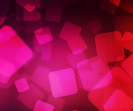 Pink squares bokeh Stock Illustration