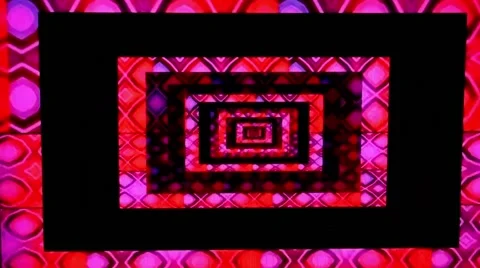 Pink squares moving inwards Video stock 67986816