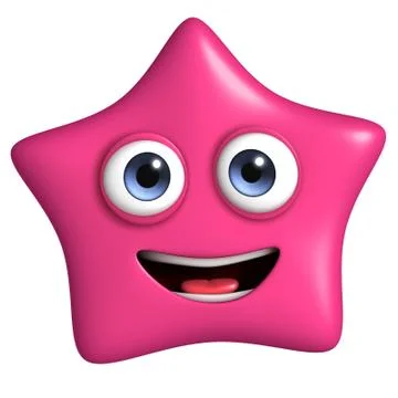 Pink star Stock-Illustration