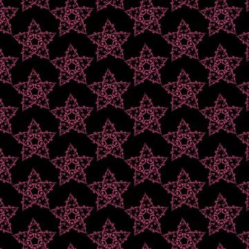 Pink star. Stock Illustration