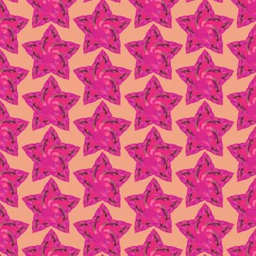 Pink star Stock Illustration