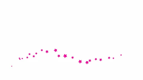 Pink star wave white Stock Footage 210403613