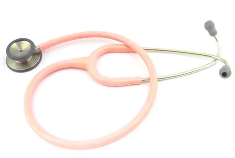 Pink stethoscope Stock Photos