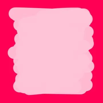 Pink sticky note paper Stock Illustration