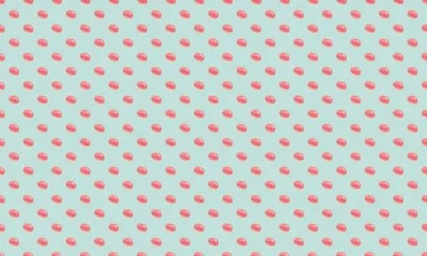 Pink strawberry pattern on light blue background for fabric design Stock Illustration