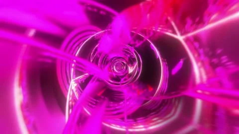 Pink Streak Tunnel VJ Loop Stock-Footage 330000658