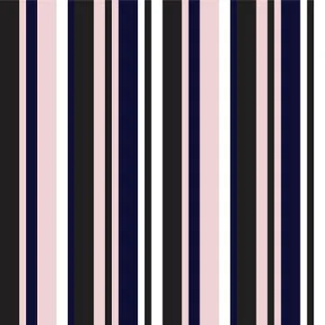 Pink Stripe seamless pattern background in vertical style Stock Illustration