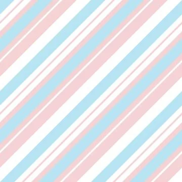 Pink Stripe seamless pattern background in diagonal style Stock Illustration