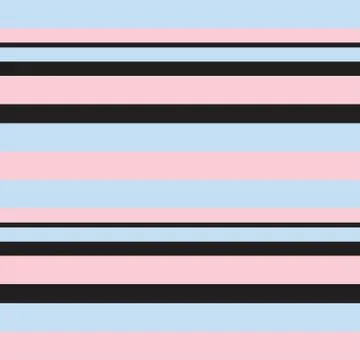 Pink Stripe seamless pattern background in horizontal style Illustrazione stock