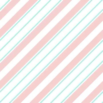 Pink Stripe seamless pattern background in diagonal style Illustrazione stock