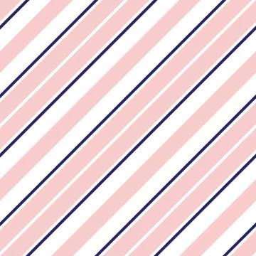 Pink Stripe seamless pattern background in diagonal style Illustrazione stock