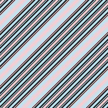 Pink Stripe seamless pattern background in diagonal style Stock Illustration