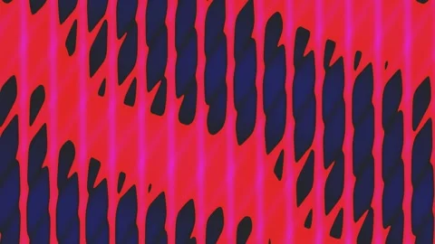 Pink stripes with black drips flow across textured background Video stock 328914416