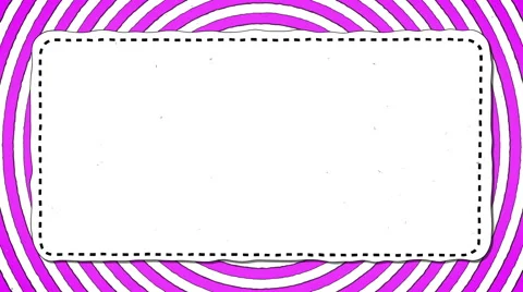 Pink Stripes Rounds White Rectangle Shape Background For Text Stock Footage 56174822