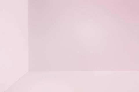 Pink studio corner Foto stock