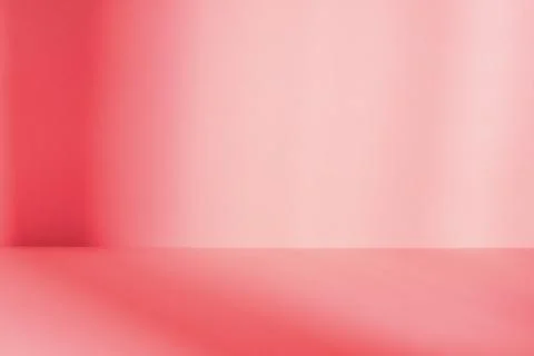 Pink studio space with window shadow Foto stock