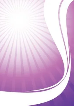 Pink sunburst with white lines, vector illustration Illustration