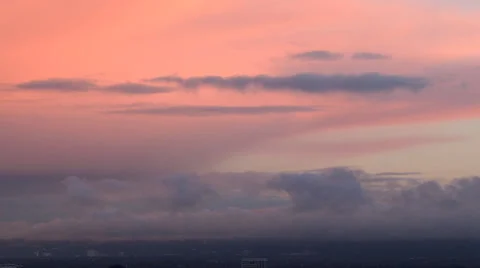 Pink sunset moves Stock-Footage 1442896